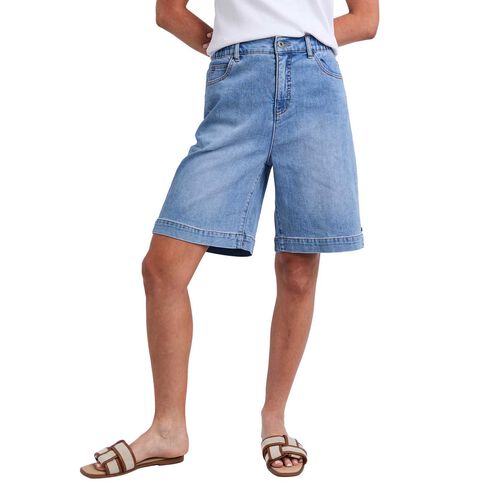 ELM Birdie Long Denim Short